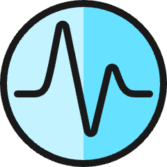 Graph Stats Circle Icon from Ultimate Colors Set