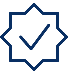 Check Badge Icon from Cyber Line Set