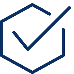 Check Hexagon 1 Icon from Cyber Line Set