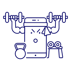 Super Phone 2 Illustration from UX Line Set