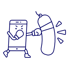 Super Phone 1 Illustration from UX Line Set