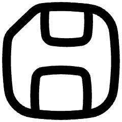 Floppy Disk Icon from Flex Line Set