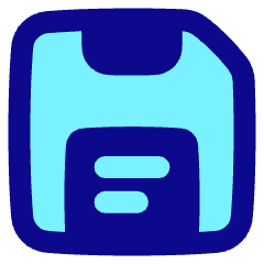 Floppy Disk Icon from Plump Pop Set