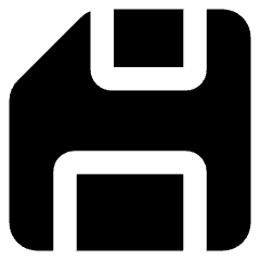 Floppy Disk Icon from Core Solid Set
