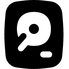 Hard Disk Icon from Flex Solid Set