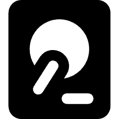 Hard Disk Icon from Core Solid Set