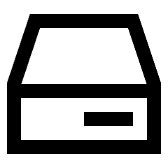 Hard Drive 1 Icon from Sharp Line Set