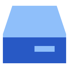 Hard Drive 1 Icon from Sharp Flat Set