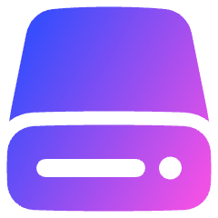 Hard Drive 1 Icon from Plump Gradient Set