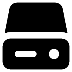 Hard Drive 1 Icon from Core Solid Set