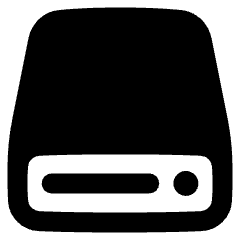 Hard Drive 1 Icon from Plump Remix Set