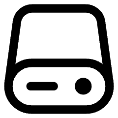 Hard Drive 2 Icon from Core Line Set