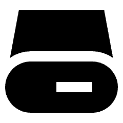 Hard Drive 2 Icon from Sharp Solid Set