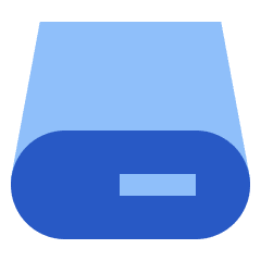 Hard Drive 2 Icon from Sharp Flat Set