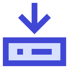Hard Drive Download Icon from Sharp Duo Set