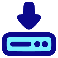 Hard Drive Download Icon from Plump Pop Set