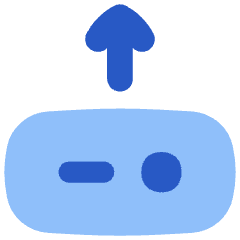 Hard Drive Upload Icon from Flex Flat Set