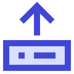 Hard Drive Upload Icon from Sharp Duo Set