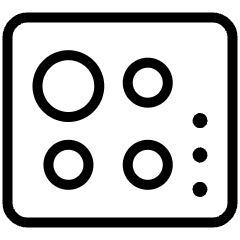 Cooktop Icon from Ultimate Light Set