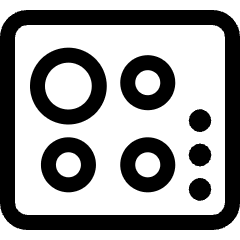 Cooktop Icon from Ultimate Regular Set