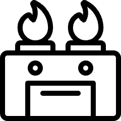 Stove Gas Icon from Ultimate Light Set