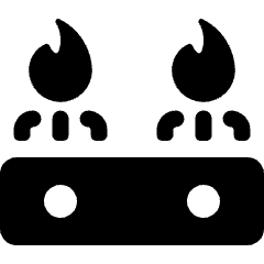 Stove Gas 1 Icon from Ultimate Bold Set