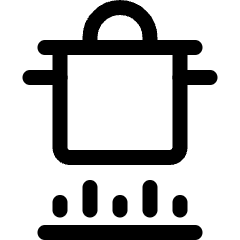 Stove Induction Pot Icon from Ultimate Regular Set