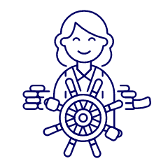 Business Captain 4 Illustration from UX Line Set