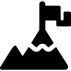 Business Climb Top 1 Icon from Ultimate Bold Set