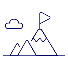 Business Peak Illustration from UX Line Set