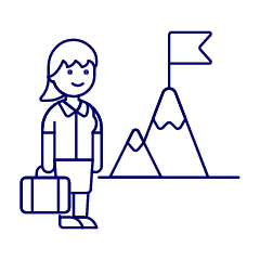 Businessman Peak 5 Illustration from UX Line Set