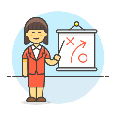 Businessman Strategy 1 Illustration from UX Colors Set