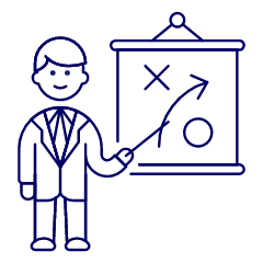 Businessman Strategy 2 Illustration from UX Line Set