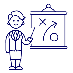 Businessman Strategy 3 Illustration from UX Line Set