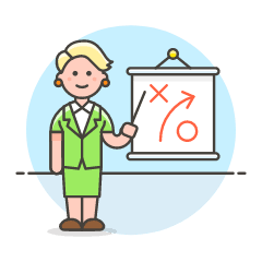 Businessman Strategy 3 Illustration from UX Colors Set