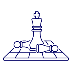 Chess Board 1 Illustration from UX Line Set