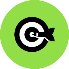 Dartboard Icon from Kameleon Pop Set