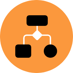 Flowchart Icon from Kameleon Pop Set