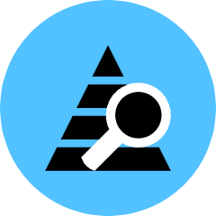 Marketing Funnel Icon from Kameleon Pop Set