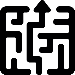 Maze Strategy Icon from Ultimate Bold Set