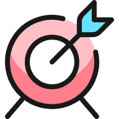 Target Center Icon from Ultimate Colors Set