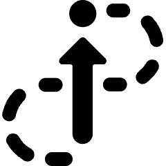 Target Path Icon from Ultimate Bold Set