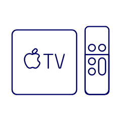 Devices Apple Tv 1 Illustration from UX Line Set