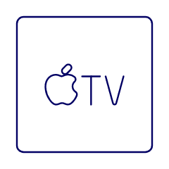 Devices Apple Tv 2 Illustration from UX Line Set