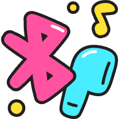 Earpod Connected Icon from Stickies Colors Set