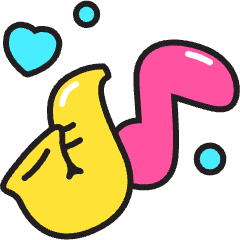 Jazz Lover Icon from Stickies Colors Set