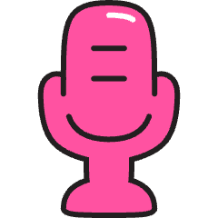 Mic Icon from Stickies Colors Set