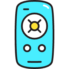 Remote Icon from Stickies Colors Set