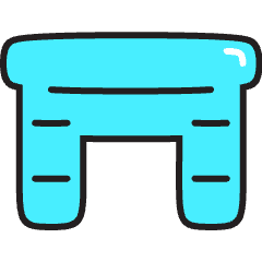 Fireplace Icon from Stickies Colors Set