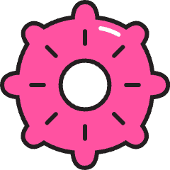 Buddhist Icon from Stickies Colors Set